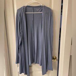 Lane Bryant size 18 steel blue cardigan.  Only worn once.